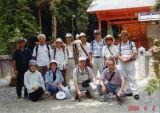 葛原岡神社にて